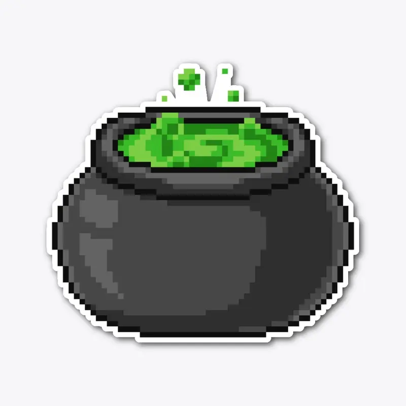 Bubbling cauldron