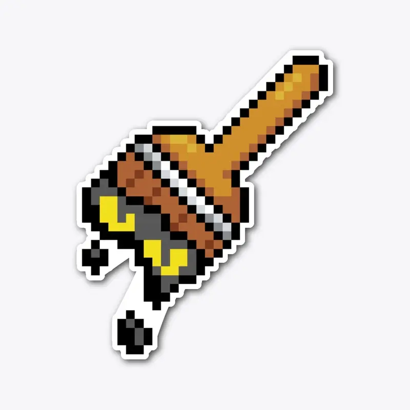 Neopets Halloween Paint Brush pixel